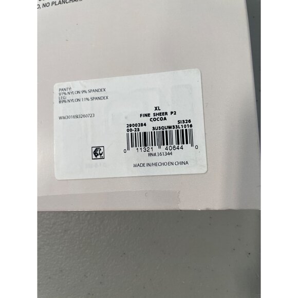 Silk Impressions Tights Size XL Ultra Fine Sheer High Waist 15 Denier 2 Pair NEW - Picture 4 of 6